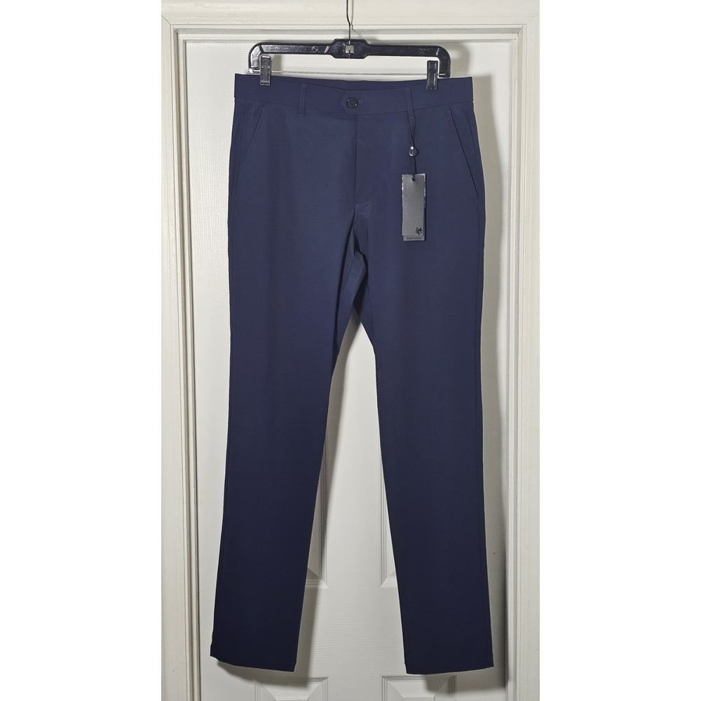 Greyson Men's Montauk Trouser Size 32 x 32 Maltese Blue Golf Stretch Performance